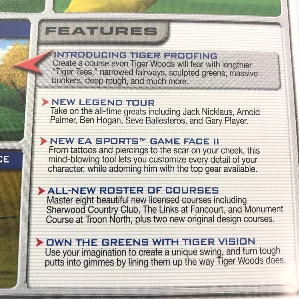 EA Sports Nintendo GameCube Tiger Woods PGA Tour 2005